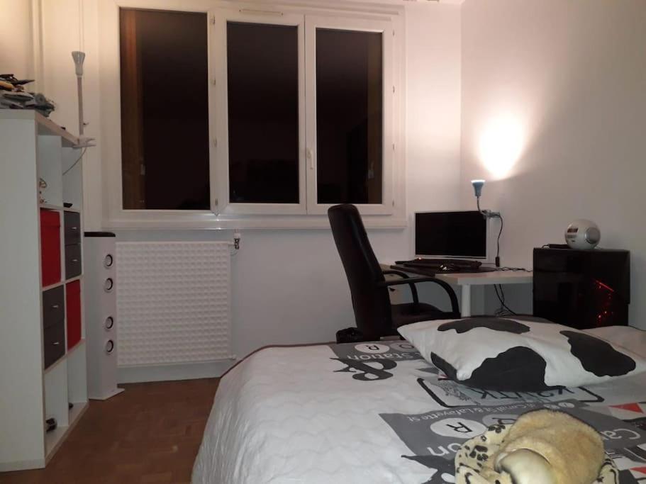T4/5 Avec Vue Sur Les Alpes A 5 Minutes De Lyon Apartment La Mulatiere Екстериор снимка